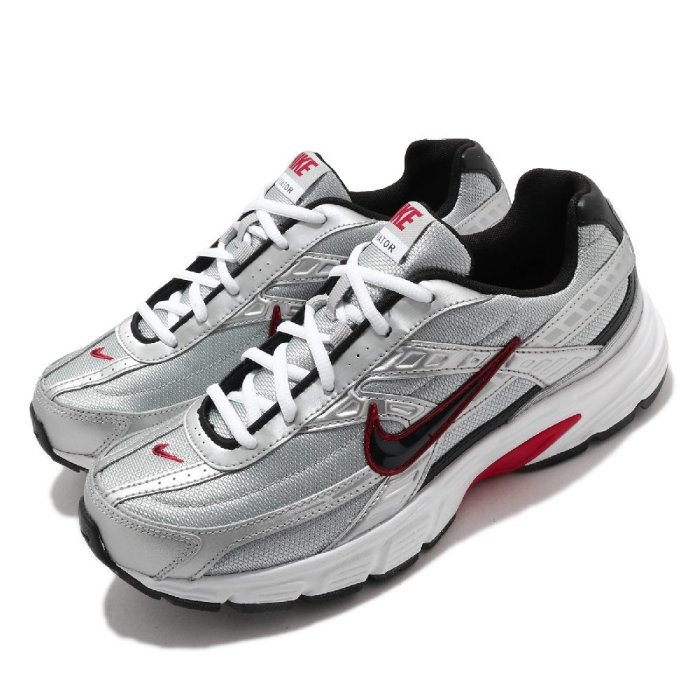 =CodE= NIKE INITIATOR 透氣網布慢跑鞋(銀白黑紅) 394055-001 老爹鞋 陳冠希 寶石 男