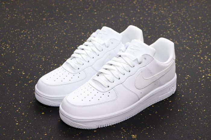 老夫子 Nike Air Force 1 全白 空軍 休閒運動 滑板鞋  百搭 時尚 輕量 845052-101 男女鞋