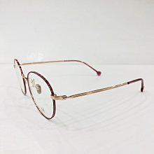 《名家眼鏡》PLUS M日本設計師品牌MA-JI文青款圓框粉配玫瑰金色光學純鈦金屬框 PMJ-039Tcol.2
