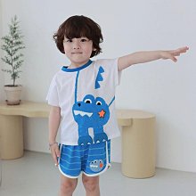 S~XXL ♥套裝(파랑공룡) COCO RABBIT-2 24夏季 CRT240521-003『韓爸有衣正韓國童裝』~預購