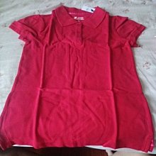 (嫻嫻屋）AE(77kids)新品-紅色polo衫女童(XL)適合穿XS的水水-現貨全新正品American Eagle