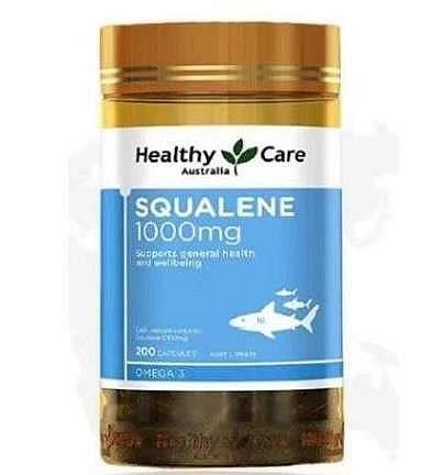 魚油 Healthy Care 角鯊烯 鮫鯊烯 Squalene 1000mg / 200顆【雅雅精選店】