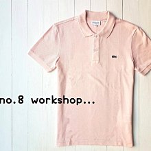 【LA男生館】【LACOSTE鱷魚LOGO貼布網眼POLO衫】【LA004A6】SLIM FIT(S-M-L)