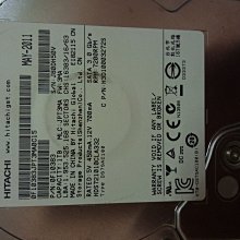 售 日立 (HITACHI) @1TB/SATA(2) 7200RPM/32M 過保良品@