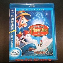 [藍光先生BD] 木偶奇遇記 70週年白金典藏雙碟版 Pinocchio 70th Anniversary ( 得利公司貨 )