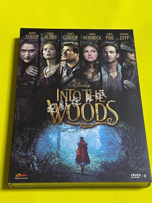 熱銷直出 魔法黑森林 Into the Woods (2014) 歌舞奇幻電影 超高清DVD碟片蝉韵文化音像動漫