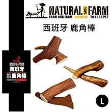 紐西蘭 自然牧場 100%Natural Farm 西班牙產 鹿角棒L 天然零食 狗零食 潔牙骨