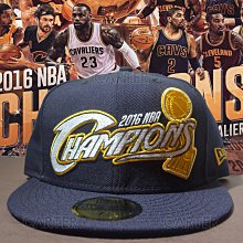 特價 New Era x NBA Cleveland Cavaliers 2016 騎士隊深藍色冠軍全封帽