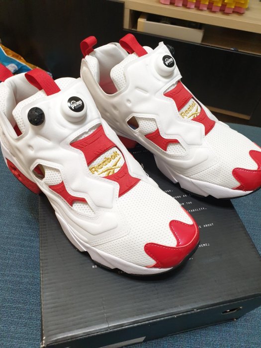 全新 正品 REEBOK PUMP FURY OG MU 27.5號 紅白 店到店免運