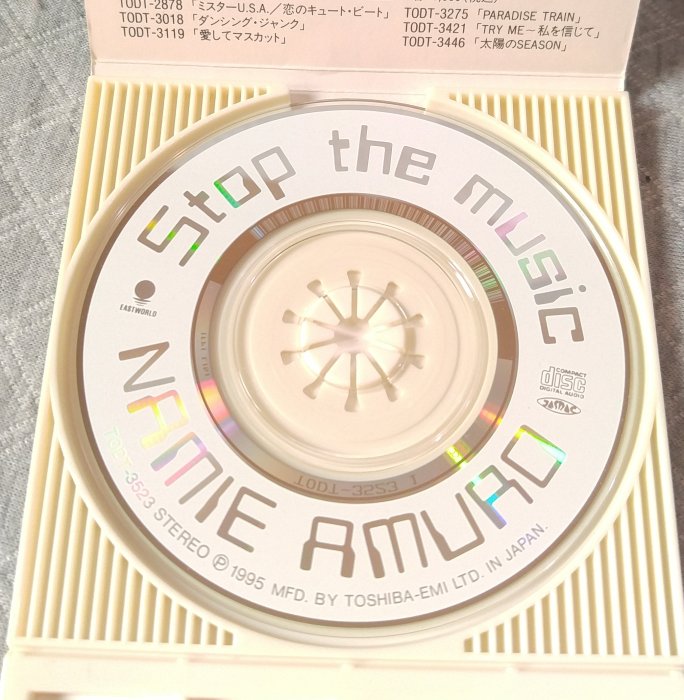 日版 二手單曲 CD 安室奈美惠 / ストップ・ザ・ミュージック (Stop the music)