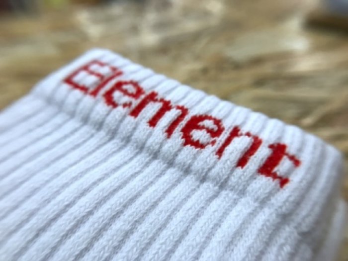 -開關倉庫- H2O. lab Crew Socks Element 厚款 免運 元素白 白紅 中高筒襪 男女 現貨