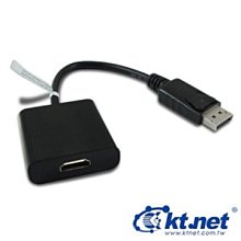~協明~ KTNET Display port 公轉 HDMI母 鍍金端子轉接線 20cm