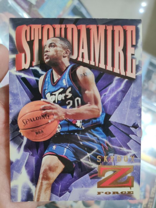 1996-97 SKYBOX Z FORCE *Z-CLING* 平行卡 #87 DAMON STOUDAMIRE TORONTO