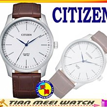 【全新原廠CITIZEN】【天美鐘錶店家直營】【下殺↘超低價有保固】星辰【皮帶簡約時尚防水石英錶】BH5000-08A