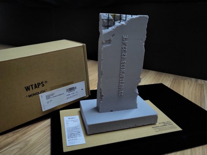 線香座WTAPS 20SS MONOLITH / INCENSE CHAMBER. RESIN ＧＩＰ座標鋼筋