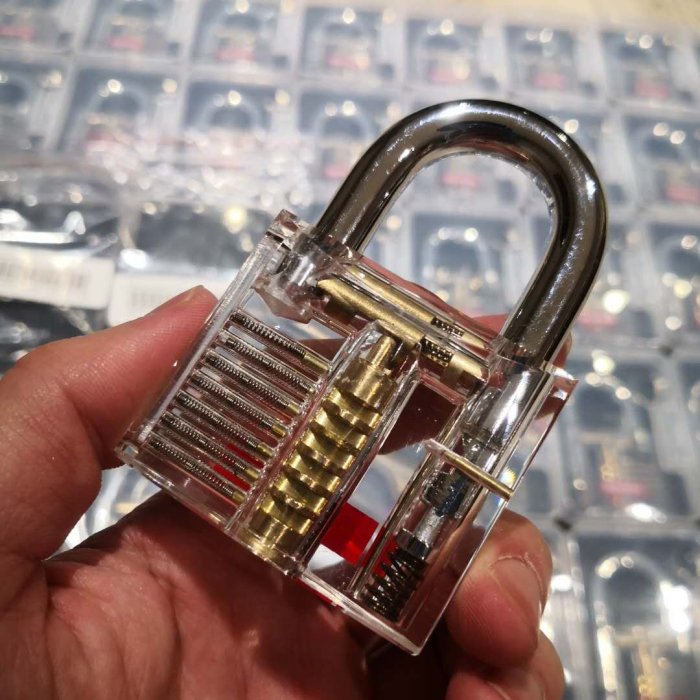 美國正品Supreme 20ss 新款Transparent Lock 透明鎖金屬鑰匙鎖 掛鎖