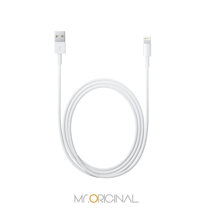 【2入組】APPLE適用 Lightning 8pin 電源連接傳輸線 1M (新款包裝)