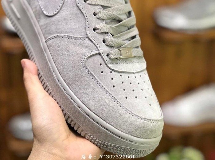 Nike Air Force1 MID x Reigning Champ 休閒運動 滑板鞋 807618-200 男女鞋