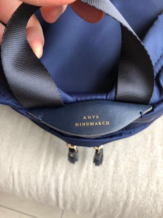 ╭☆包媽子店☆ANYA HINDMARCH Chubby Wink Backpack 彩虹眨眼睛笑臉雙肩包/後背包