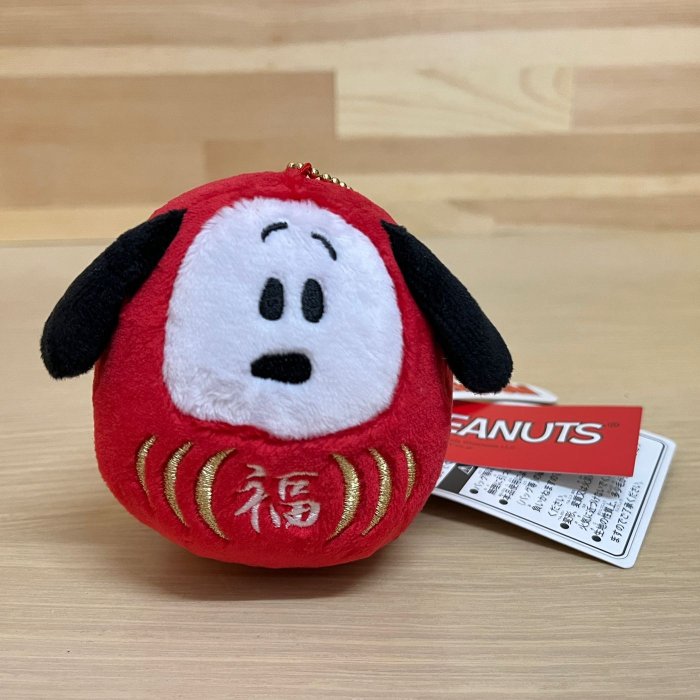 PEANUTS SNOOPY 史努比 新年 福神娃娃吊飾 限定