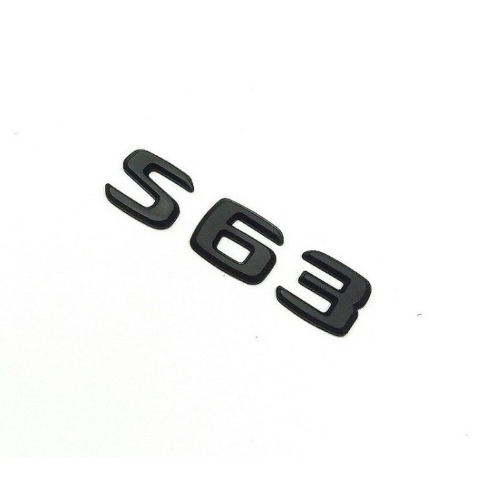 【JR佳睿精品】17-UP Benz S63 W222 新款 消光黑 字貼 字體 後廂字標 平面 23mm