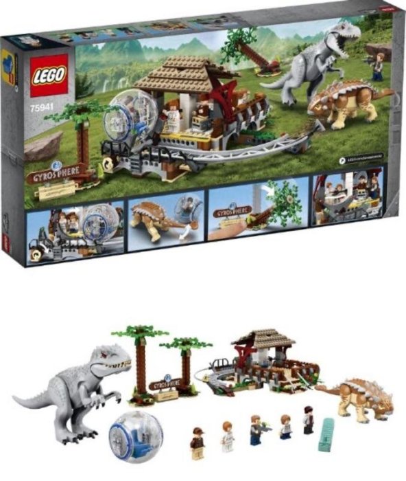 Lego 75941 侏羅紀世界 帝王 暴龍 甲龍  Jurassic world 樂高