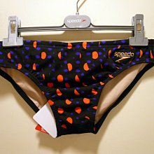 -TAKADA 高田家- 全新正品 SPEEDO ENDURANCE系列 普普風圓點 黑底繽紛彩色球 三角泳褲