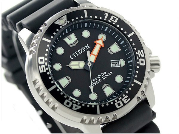 CITIZEN 手錶 42mm PROMASTER 膠帶 光動能 潛水錶 男錶 女錶 BN0156-05E