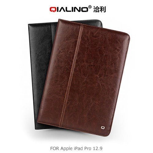 【愛瘋潮】免運 QIALINO 洽利 Apple iPad Pro 12.9 薄型可立皮套 側翻皮套 保護套