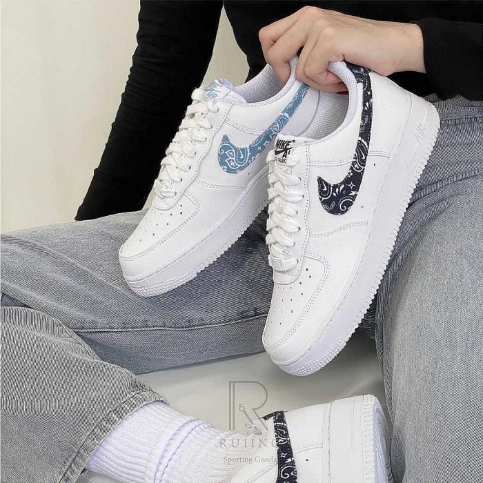 NIKE AIR FORCE 1 變形蟲 天空藍 白 灰 AF1 男女鞋 運動休閒鞋 DH4406100