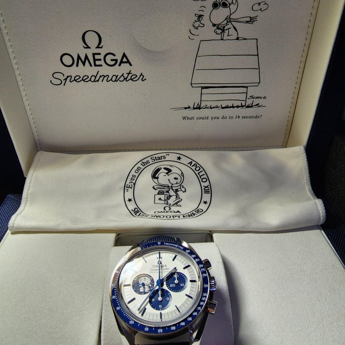 （已交流）Omega Snoopy歐米茄史努比50周年Snoopy Award' 50th Anniversary，全新品。