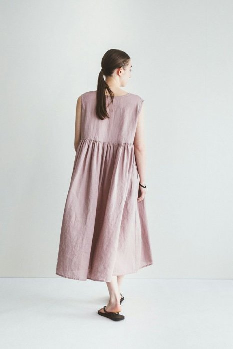 "PINK & GREY"fog linen work 洋裝 TRUDA DRESS ROSE  現貨