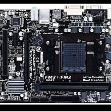 電腦雜貨店→技嘉 GA-F2A78M-DS2主機板 (FM2+顯示 DDR3 )二手良品 $500