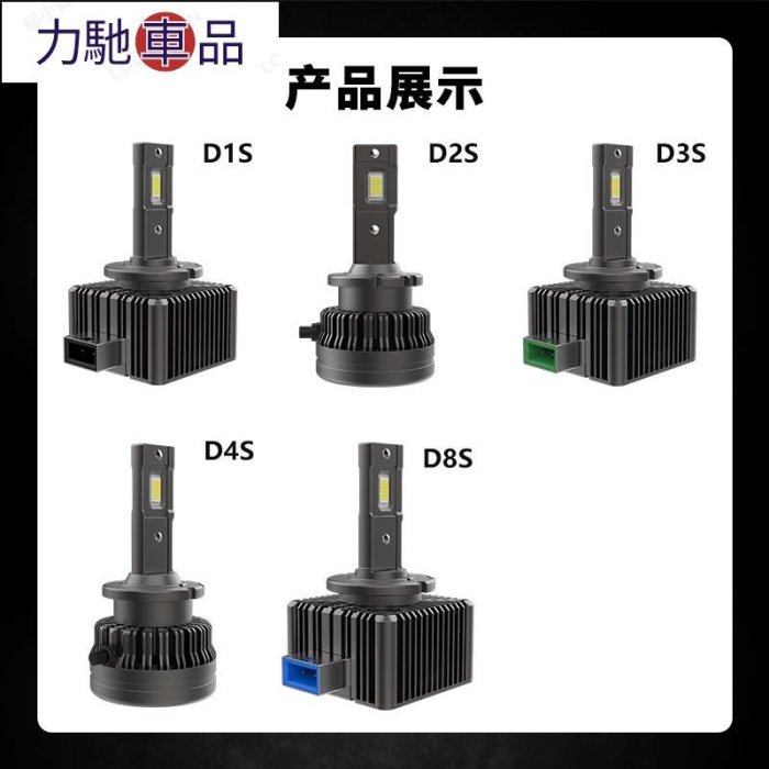 D2S D4S 高亮LED大燈燈泡 無損更換原裝 HID D1S D2R D4R D4S D3S D8S LED汽~力馳車品~