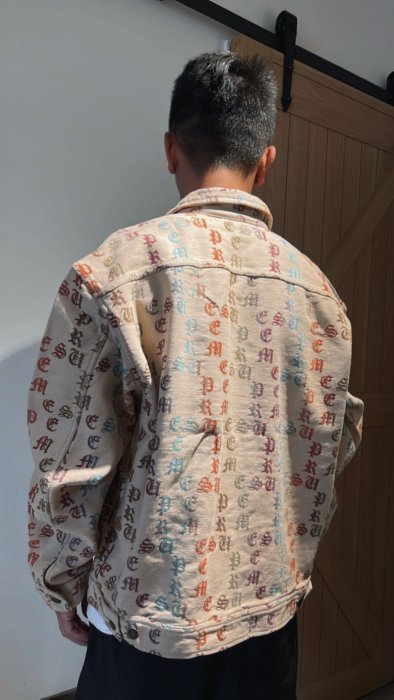 Supreme Gradient Jacquard Denim Work Jacket