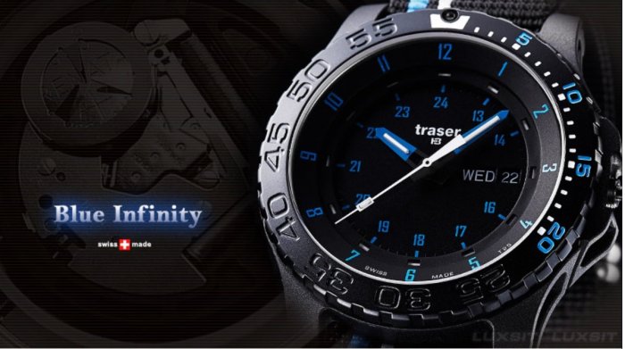 【LED Lifeway】Traser Blue Infinity (公司貨) 軍錶 #105545