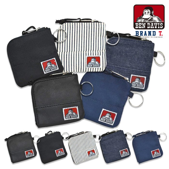 【Brand T】免運 BEN DAVIS COIN CASE 猿人 LOGO 零錢包 萬用包 卡片夾 白標 BD068