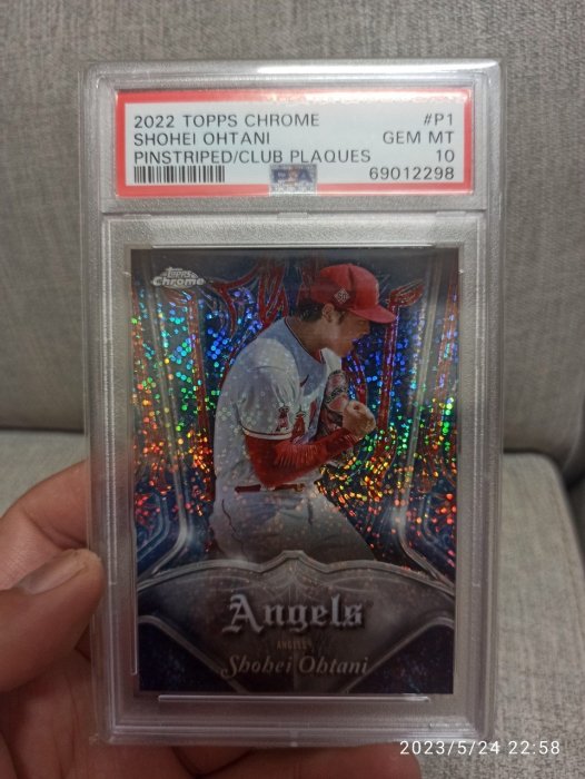 記得小舖)2022 topps chrome Shohei Ohtani #p1大谷翔平認證psa10 台灣