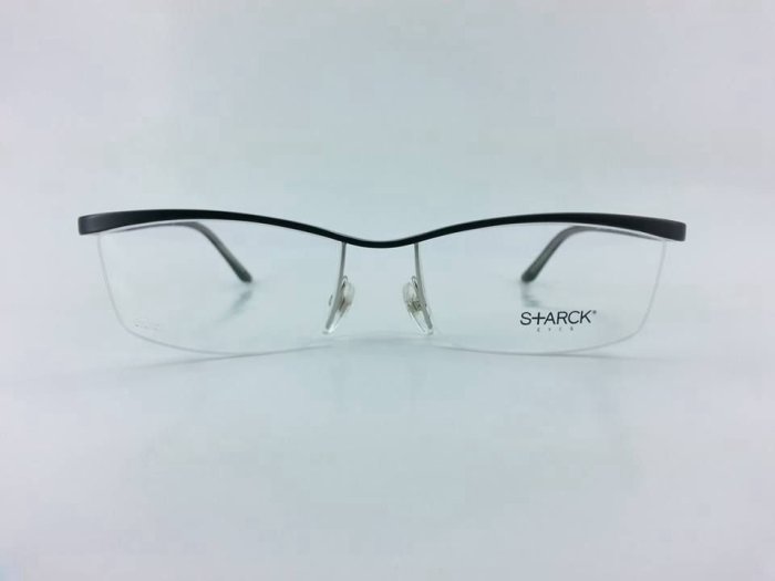 STARCK-眼鏡-SH9901-0052-黑.灰雙色半框-睛明眼鏡