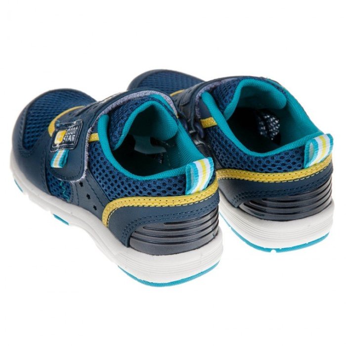 童鞋(15~21公分)Moonstar日本carrot速乾深藍兒童機能運動鞋I9B755B