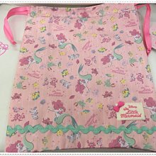 ♥小花花日本精品♥ Hello Kitty  愛麗兒  束口袋  縮口袋 粉色 美人魚 42100706