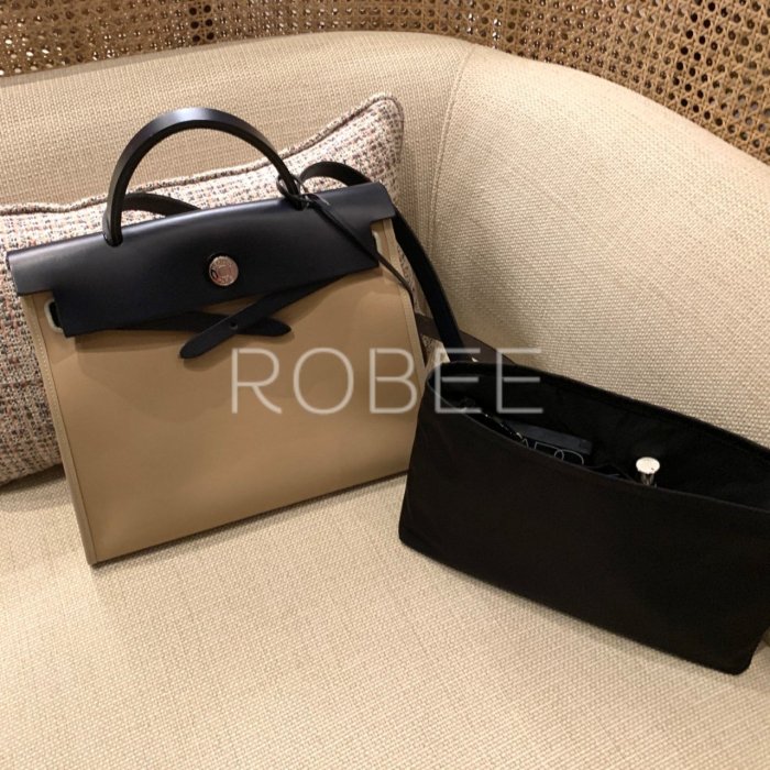 熱銷 精品配飾 ROBEE/適用于愛馬仕Herbag31/39尼龍內膽包收納整理包中包袋中袋