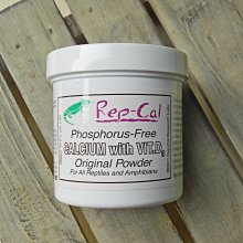 微笑的魚水族☆美國Rep-Cal【無磷鈣粉含維生素D3 -5.5oz(147g)】(白罐)