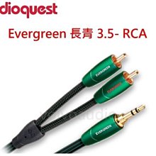 【高雄富豪音響】美國線聖 Audioquest Evergreen(3.5-RCA)長青 3.5轉RCA訊號線