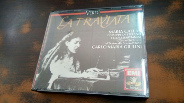 好音悅 Giulini 朱里尼 Callas 卡拉絲 Verdi  La Traviata 茶花女 2CD EMI 德版