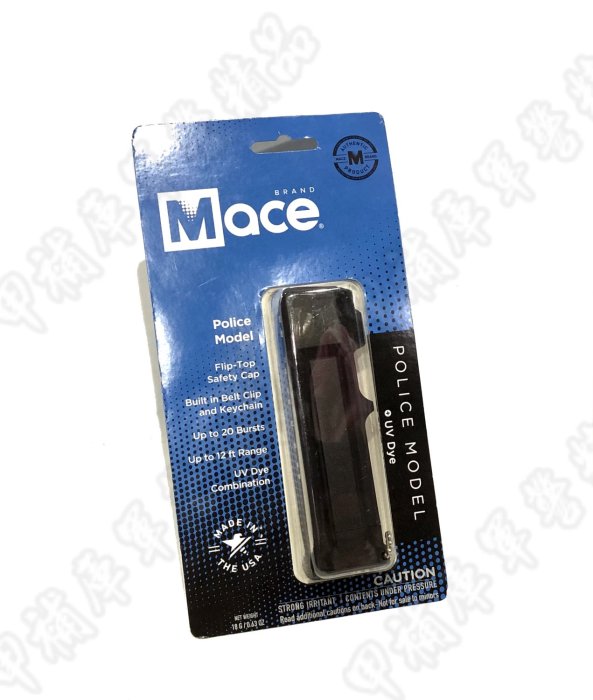 《甲補庫》美國製Mace Police Model 10% Pepper Gard/梅西警用水柱式防身噴霧/防狼噴霧