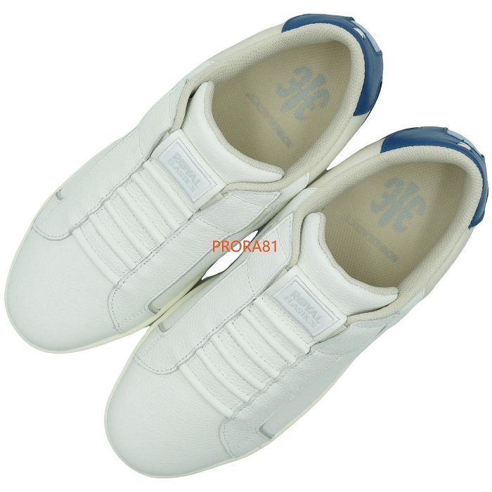 ROYAL 02631-005 白X藍 ADELAIDE 經典款鞋底無鞋帶休閒鞋【有12號，13號】307R