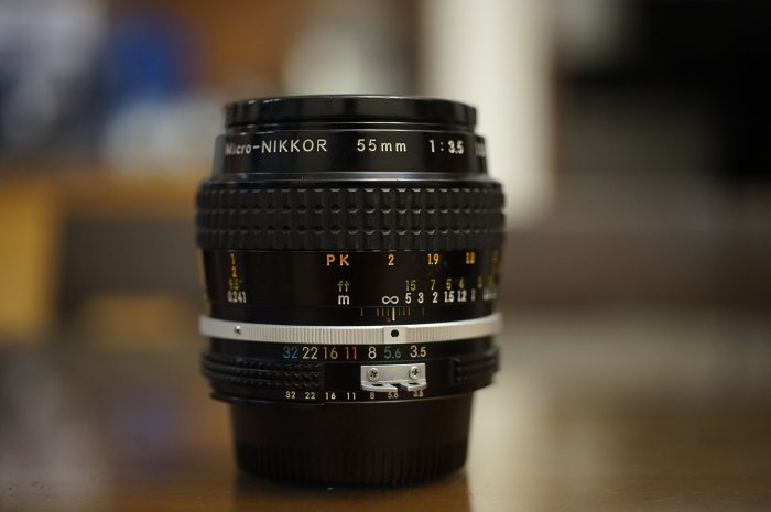 售】極新美品Nikon 55mm F3.5 Micro AI-S 微距鏡頭生態商攝銳利全幅轉