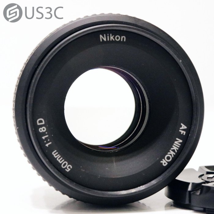 【US3C-青海店】【一元起標】尼康 Nikon AF Nikkor 50mm F1.8D 恆定大光圈 0.45 米最近對焦距離 二手鏡頭
