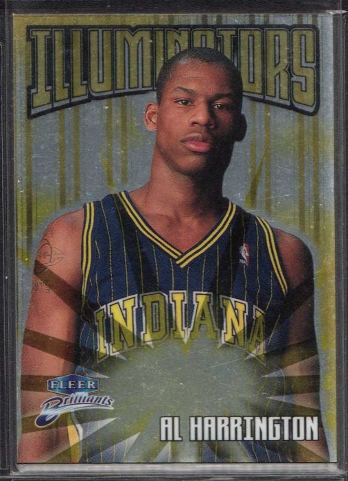 98-99 FLEER BRILLIANTS ILLUMINATORS #15 AL HARRINGTON RC